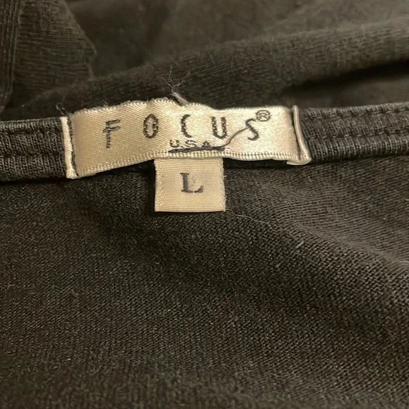 Focus short sleeve black ocean theme maxi dress - Picture 6 of 7